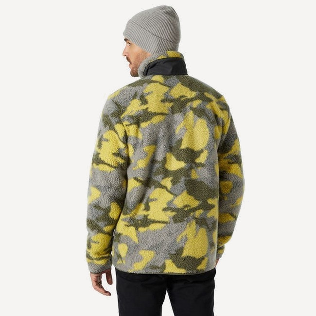 Куртка флис HH Man Panorama Printed Pile (Мужской; XL; Bright Moss Woodland Camo)