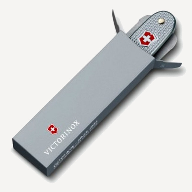 Нож Victorinox Pioneer Alox, 93мм, 8 функций (серебристый)