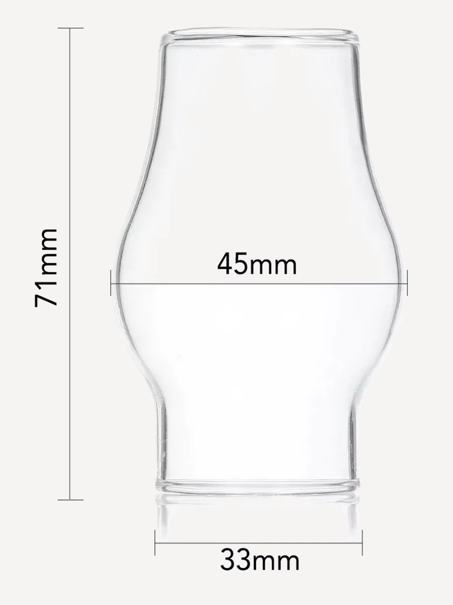 Плафон для Лампы BRS-55(Ретро) (Прозрачный; Ø33-45мм/71мм)