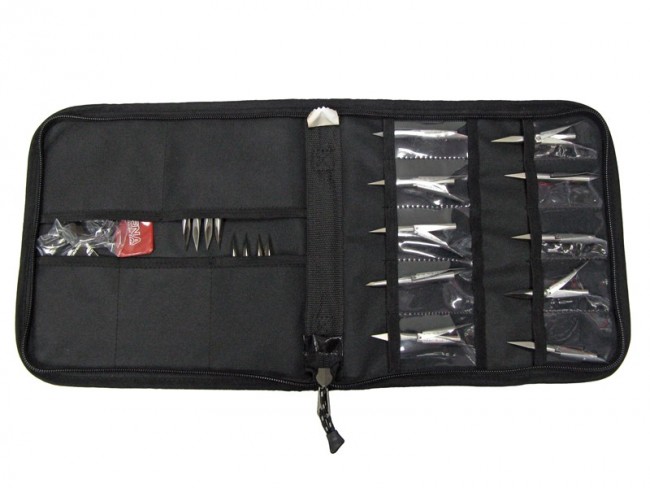 Сумка-планшет для наконечников (черный;)