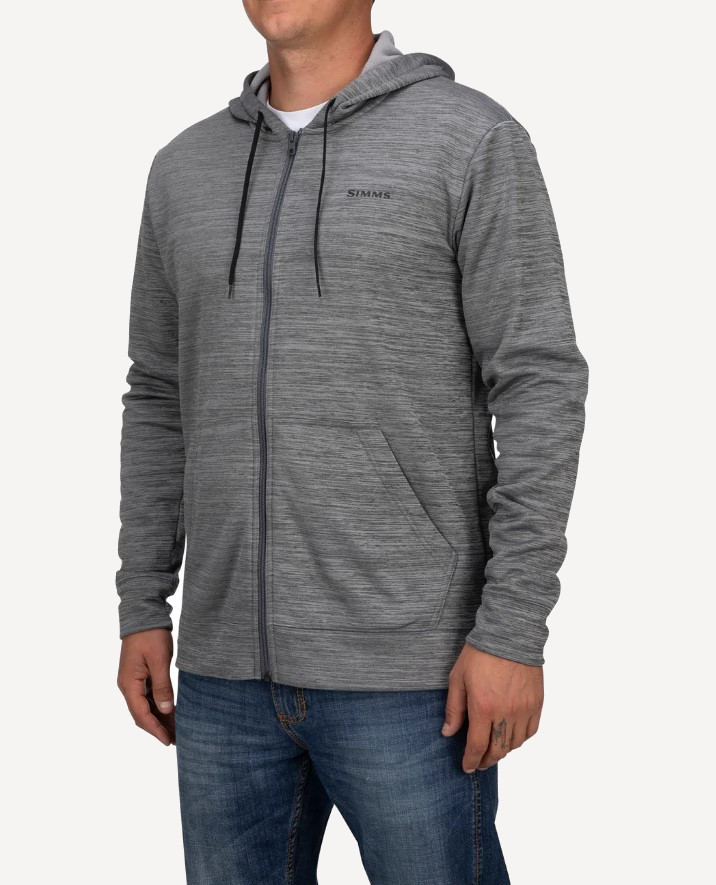 Толстовка Simms Challenger Hoody - Full Zip (Мужской; S; Steel Heather)