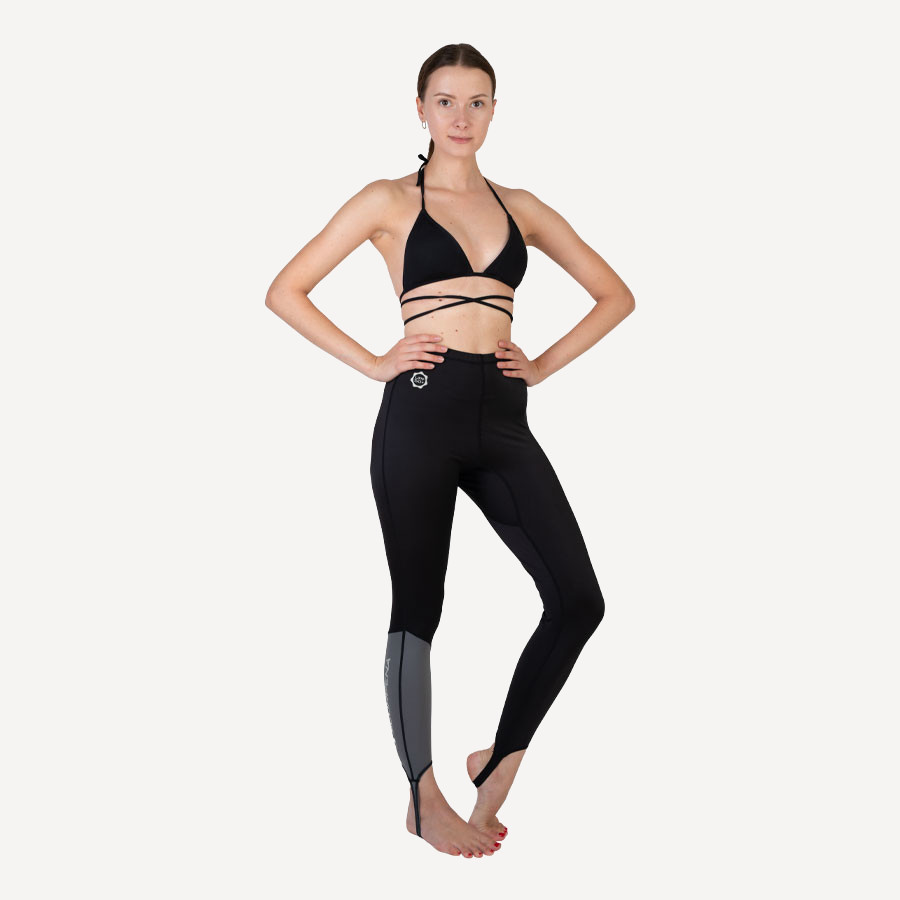 Гидроштаны лайкровые Scorpena (Унисекс; XXXL; черный / серый)