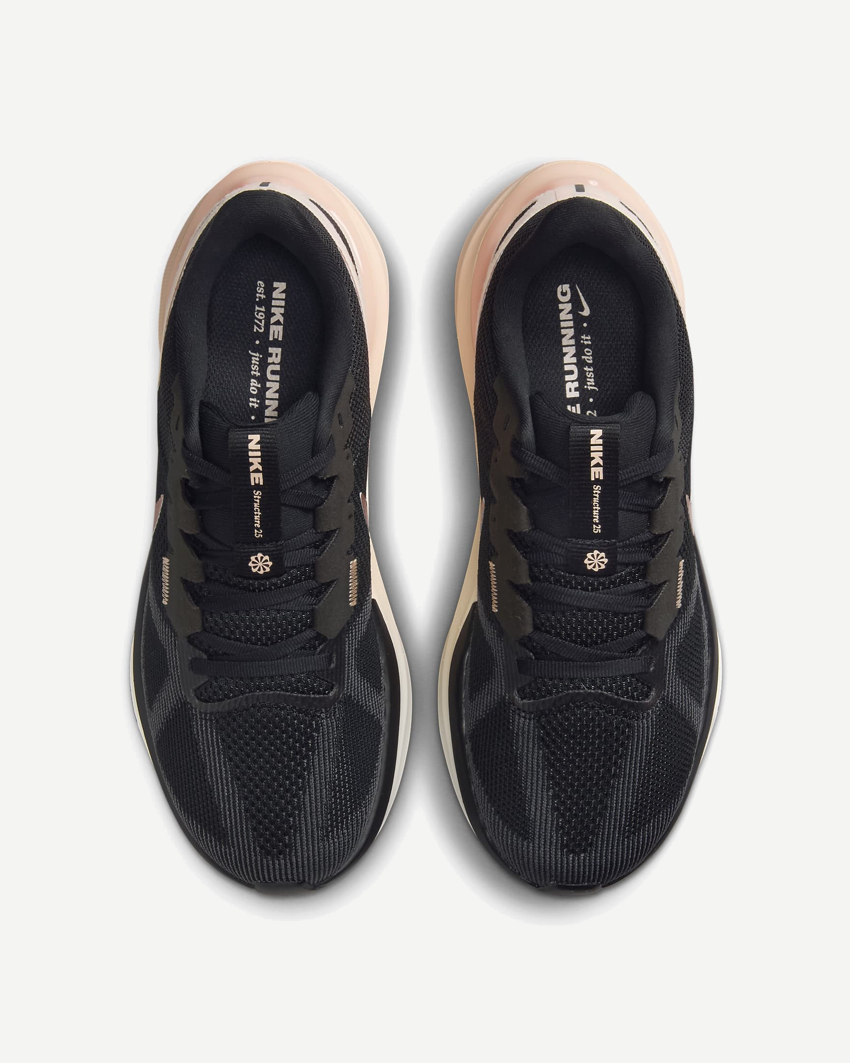 Кроссовки AIR ZOOM STRUCTURE 25 Ws (RU 37.5 EU 38.5 USw 7.5 СМ 23.7; black/crimson tint/anthracite/metallic red bronze)