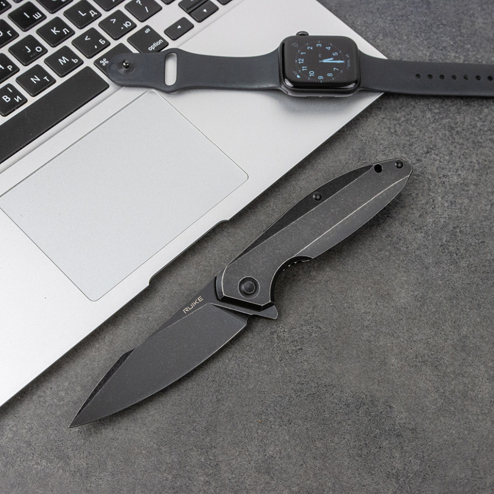 Нож складной RUiKE P128-SB (Сталь_14C28N_Blackwash) Нож складной RUiKE P128-SB (Сталь_14C28N_Blackwash)