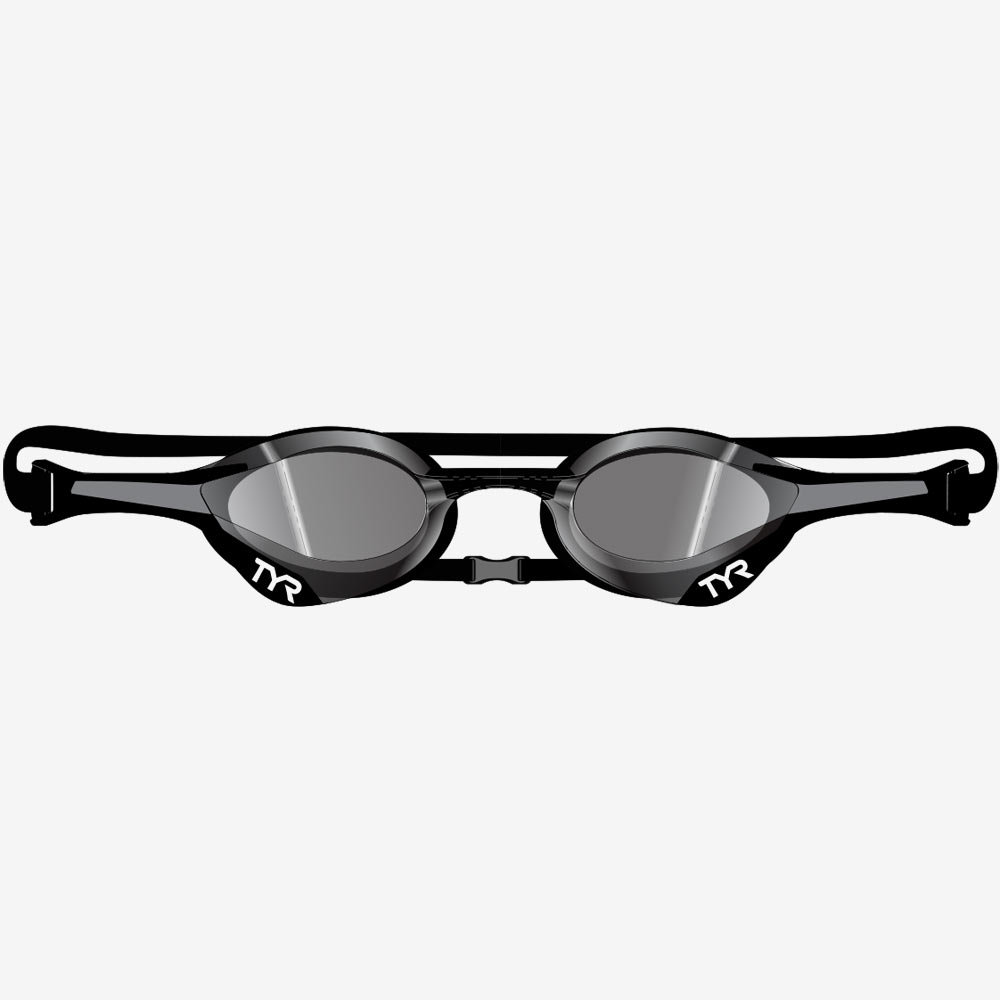 Очки для плавания Tracer-X Elite Racing Mirrored (зеркальные; черный/серебристый)
