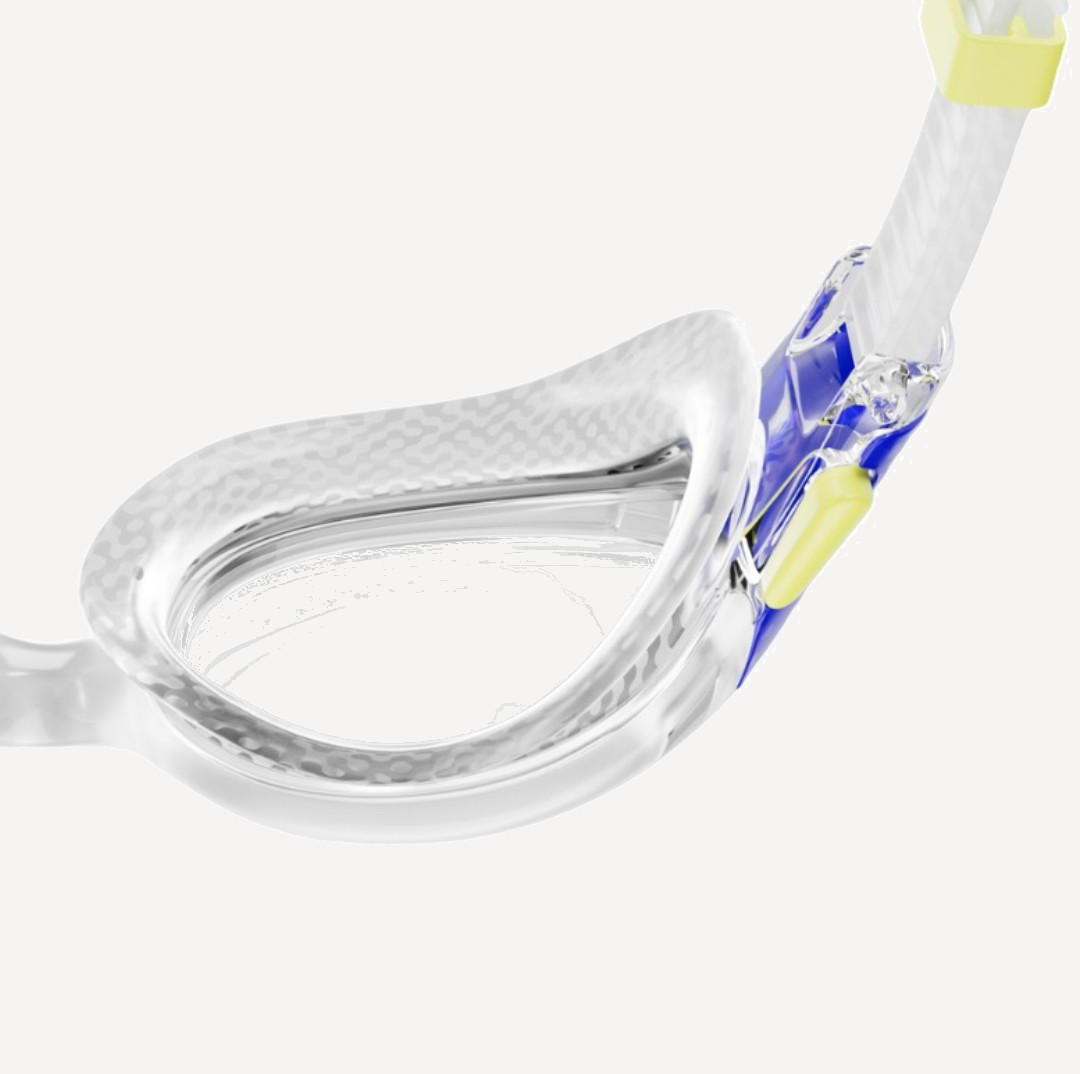 Очки для плавания Speedo Biofuse 2.0 Junior детские (прозрачные; синий/черный/прозрачный/желтый)