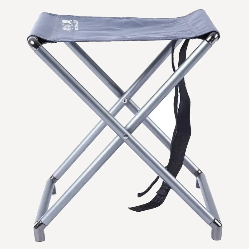 Стул складной BRS-D21 400г (Серый, max75кг, 30x23x24,5см)