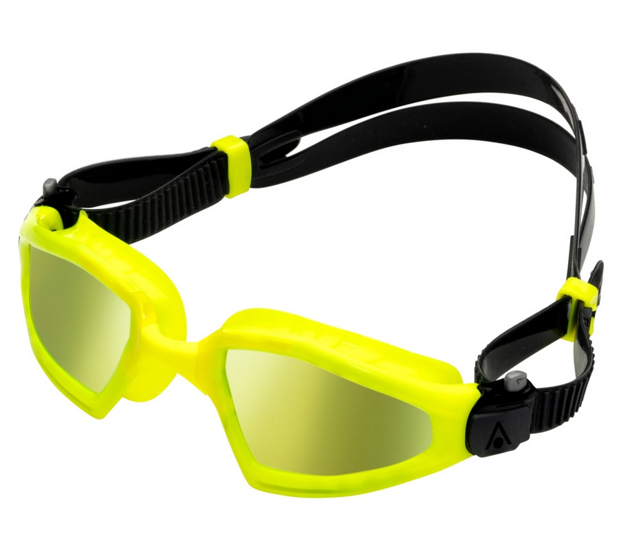 Очки для плавания Kayenne Pro (зеркальные, титановые, желтые линзы; Yellow)