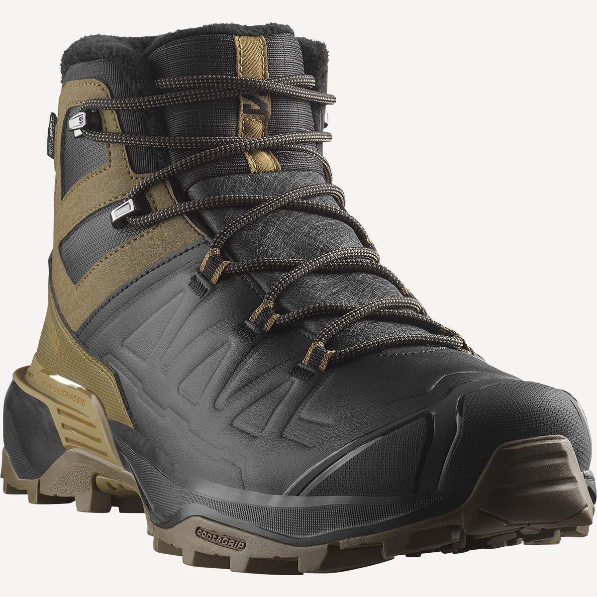 Ботинки X ULTRA SNOWPILOT WP (RU 41.5 UK 8.5 USm 9 СМ 26.5; black/military olive/gothic olive)