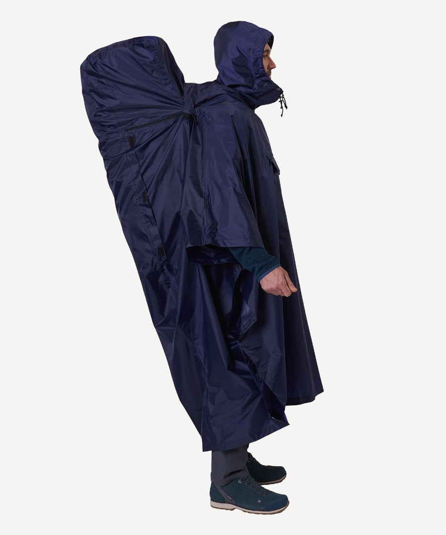 Дождевик-Пончо RedFox Poncho Plus (Унисекс; one size; т.Синий) Дождевик-Пончо RedFox Poncho Plus (Унисекс; one size; т.Синий)