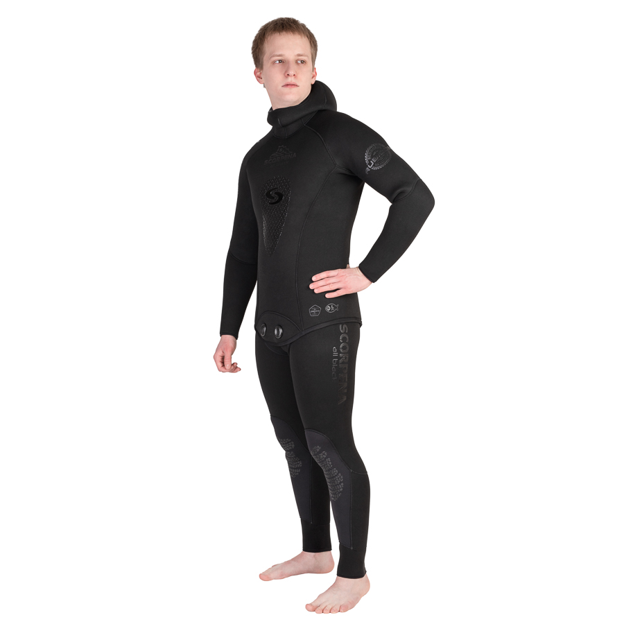 Гидрокостюм Scorpena AllBlack 7мм