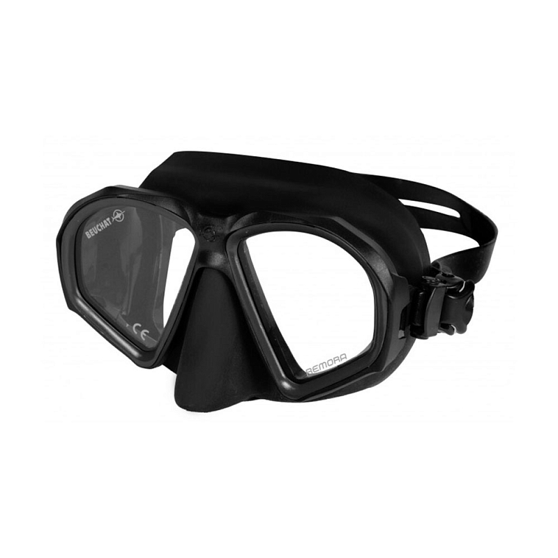 Маска Remora (черный силикон; черный)