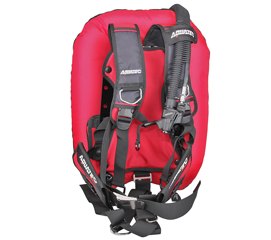 Подвесная система с крылом и алюминиевой спинкой Deep Ocean (one size; black/red) Подвесная система с крылом и алюминиевой спинкой Deep Ocean (one size; black/red)