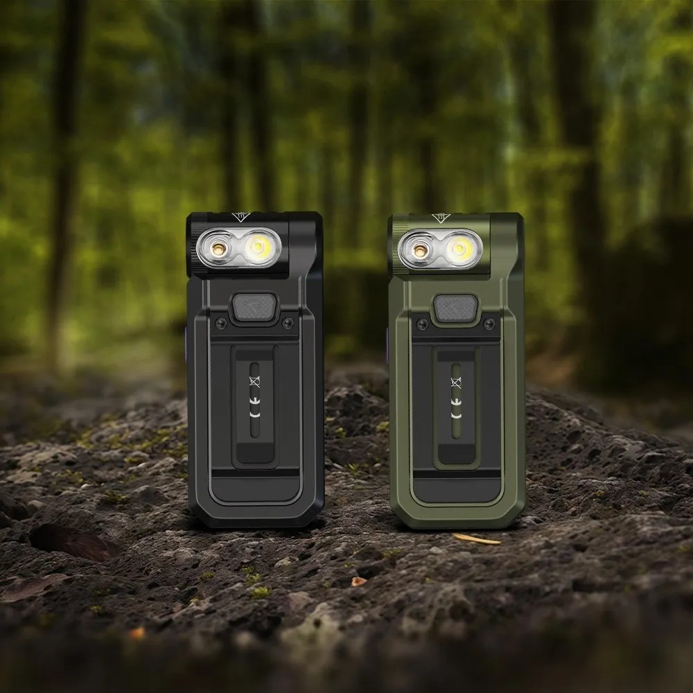 Фонарь клипса Fenix SW05R-UV 150 Lumen (Зеленый, свет Белый/УФ365нм)