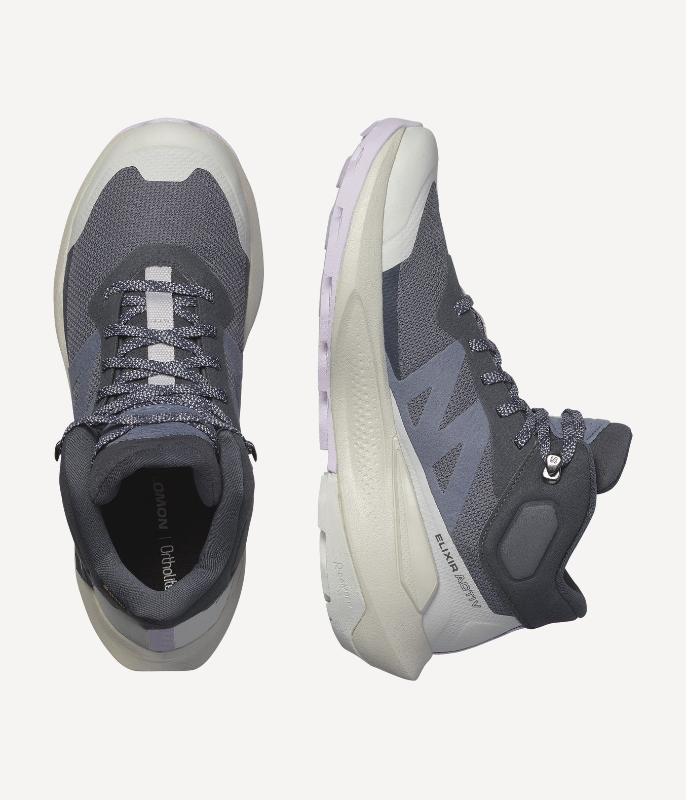 Ботинки ELIXIR ACTIV MID GTX W (RU 39 UK 6.5 USw 8 СМ 24.5; india ink/glacier gray/orchid petal)