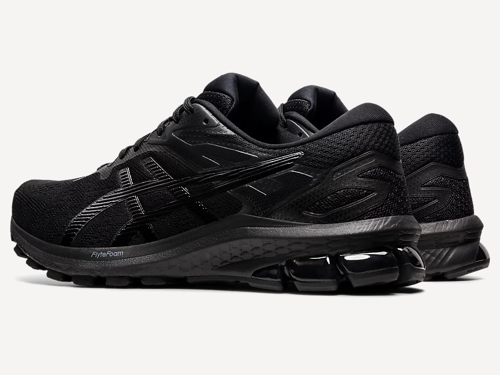 Black asics shop gt-1000