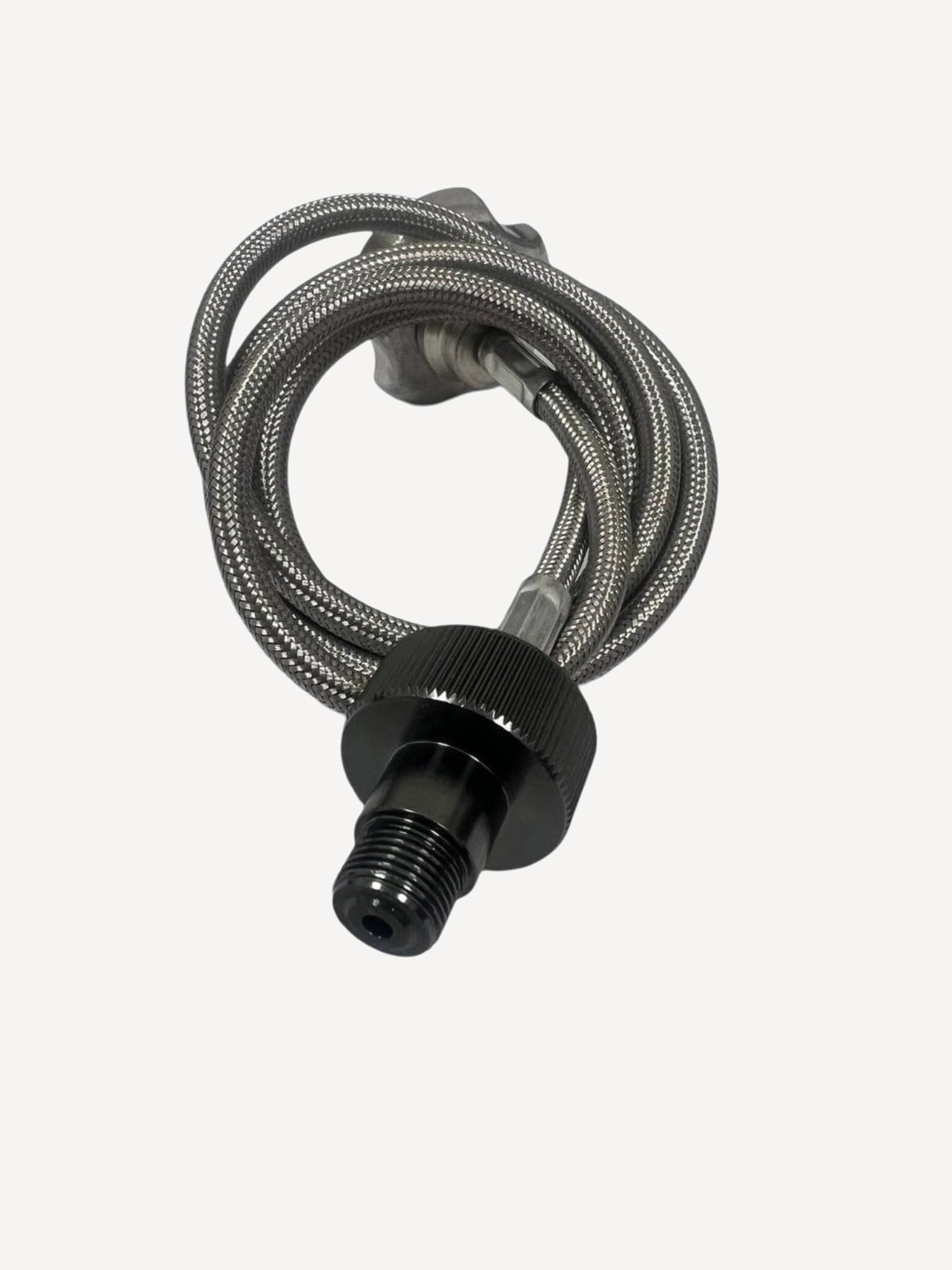 Адаптер газовый BRS-17ELS_HOSE LPG-Резьба (Стальной; Шланг 1м)