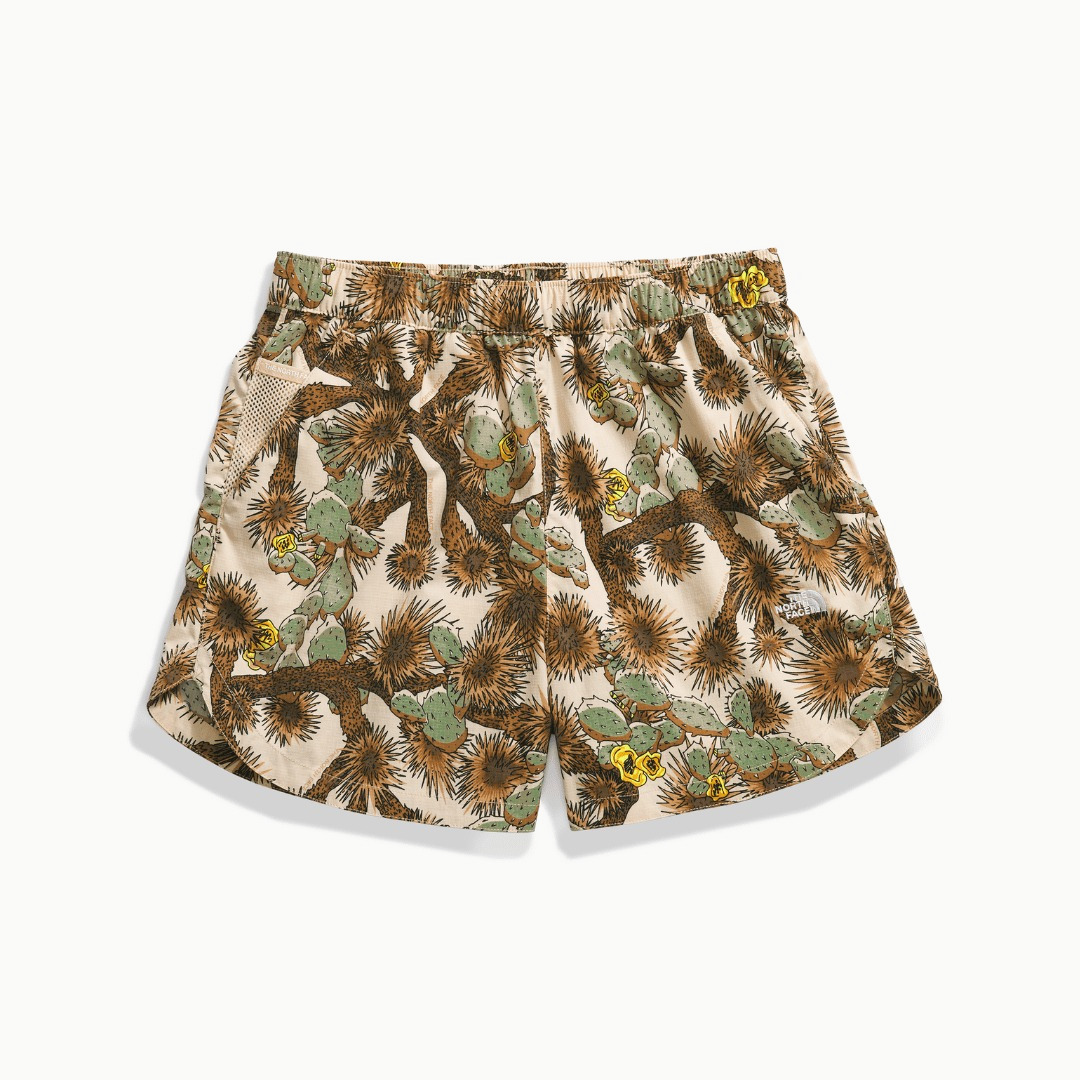 Шорты TNF W Class V Pathfinder Pull-On Short (Женский; S; GravelCactus CamoPrint)