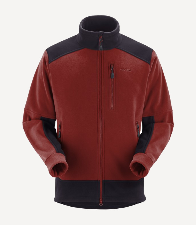 Куртка флис Караган (Мужской; 48-176; Гранат/Обсидиан)