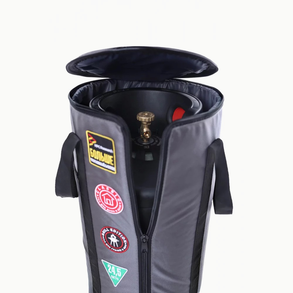 Термочехол для баллона HPC с шевроном 24,5л (Серый)