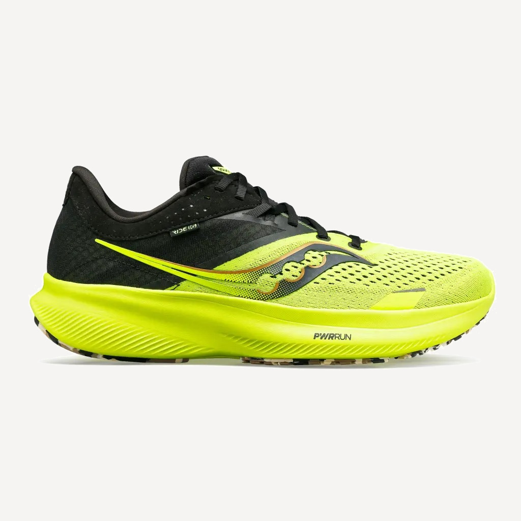 Saucony RIDE 16 M citron black RU 45.5 UK 11 USm 12 30