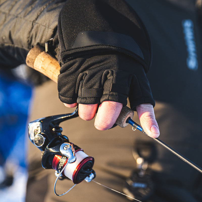 Рукавицы Simms Windstopper Foldover Mitt (S(19-21); Black)