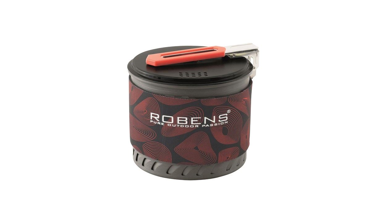 Котелок Robens Turbo Pot (14.8 x 11 см; grey/red) Котелок Robens Turbo Pot (14.8 x 11 см; grey/red)