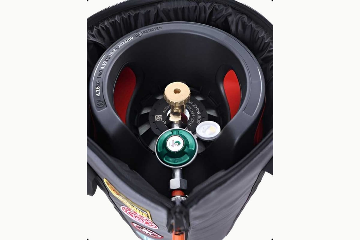 Термочехол для баллона HPC с шевроном 18,2л (Серый)