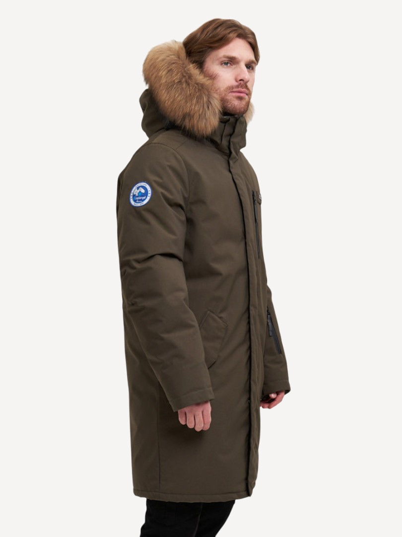 Пуховик Хаски Top Arctic Goose (Мужской; 56; Олива без*Меха)