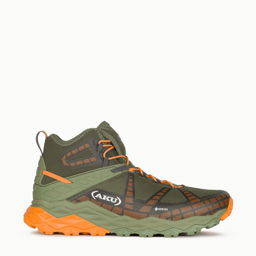 Кроссовки FLYROCK MID GTX (EU 45 UK 10.5 СМ 29.5; military green/orange) Кроссовки FLYROCK MID GTX (EU 45 UK 10.5 СМ 29.5; military green/orange)