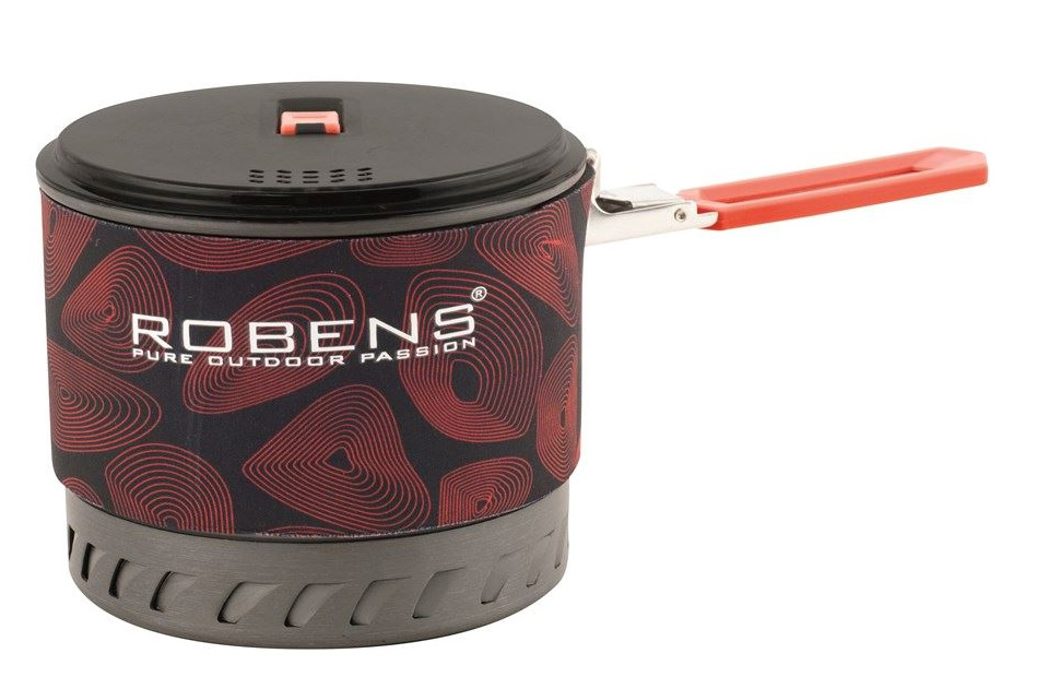 Котелок Robens Turbo Pot (14.8 x 11 см; grey/red) Котелок Robens Turbo Pot (14.8 x 11 см; grey/red)