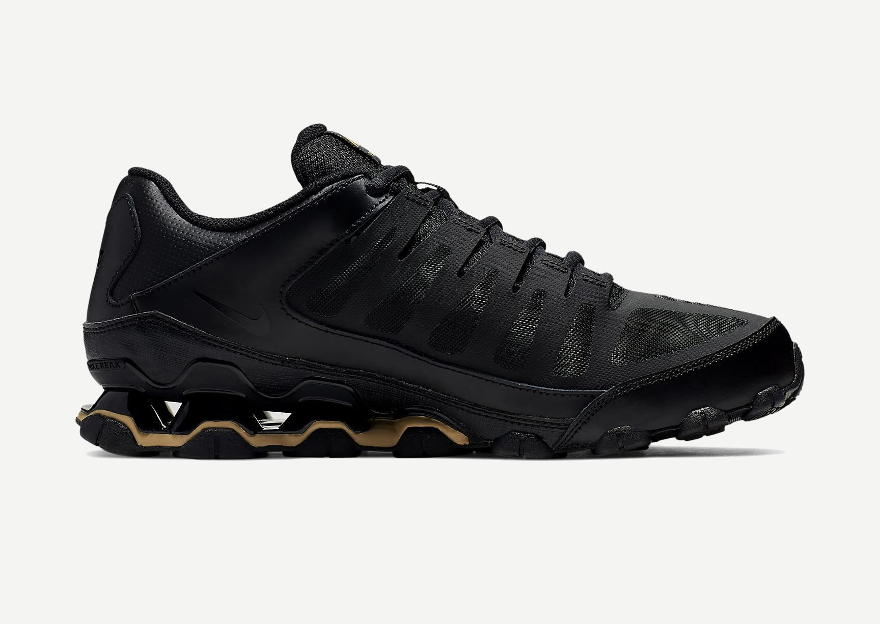 Кроссовки REAX 8 TR MESH M (RU 43.5 EU 44.5 USm 10.5 СМ 27.5; black/black/metallic gold) Кроссовки REAX 8 TR MESH M (RU 43.5 EU 44.5 USm 10.5 СМ 27.5; black/black/metallic gold)