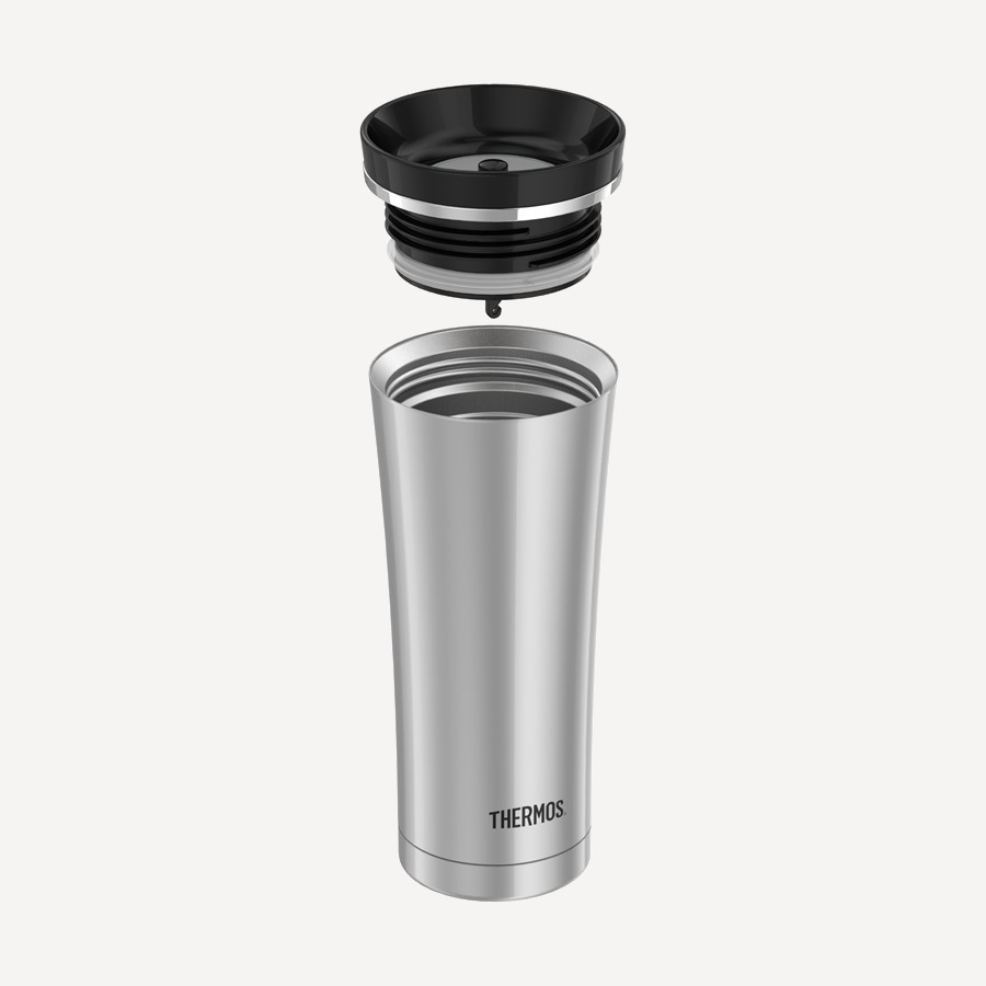 Термокружка Thermos NS-105 BK 0,47L (Gloss Steel, +9h/-20h)