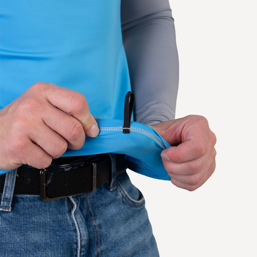 Футболка лайкра Scorpena Reef длинный рукав (Мужской; XL-50; сине-серый)