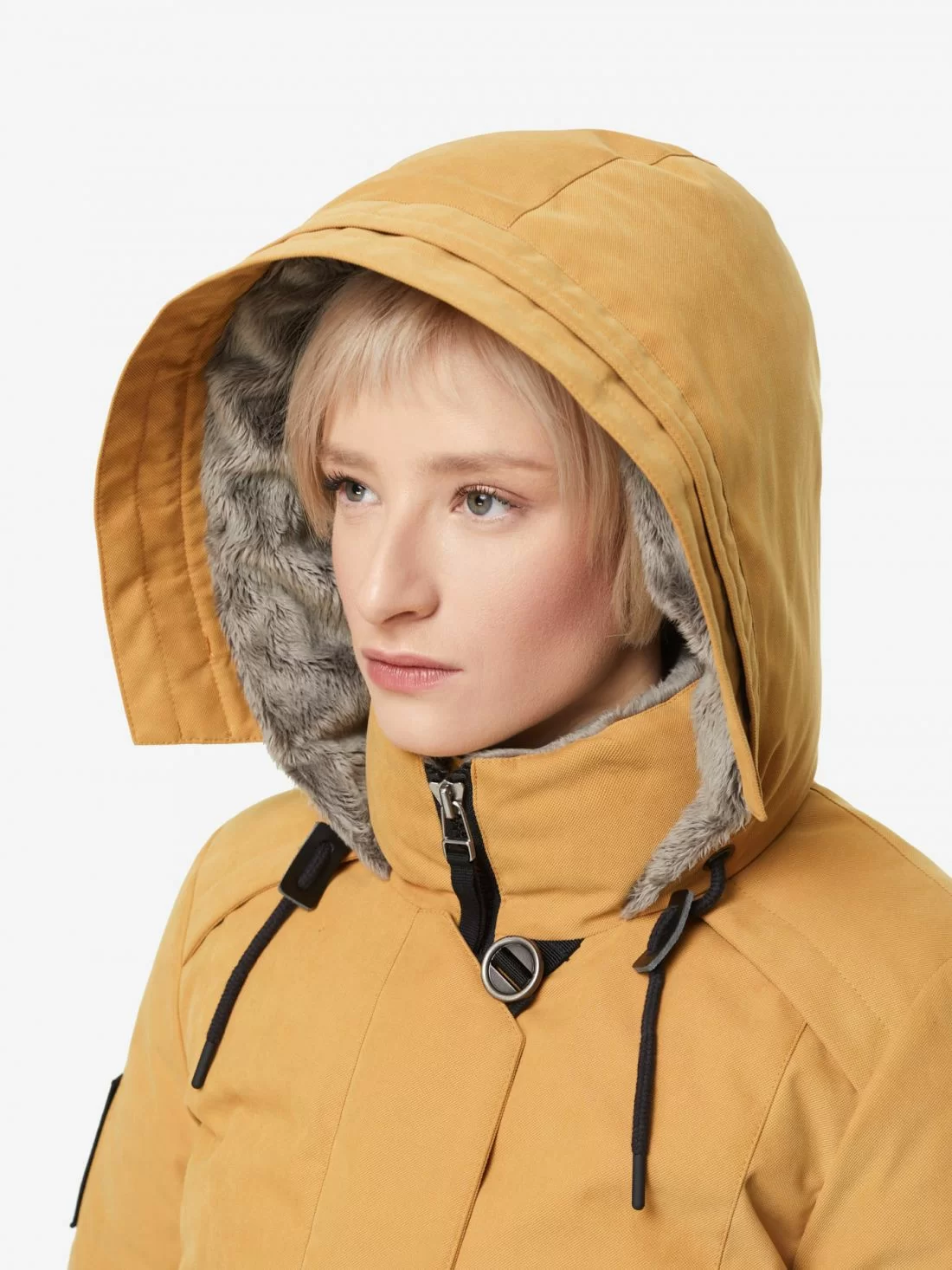 Пуховое пальто Hatanga V4 (Женский; 46; Песочный)