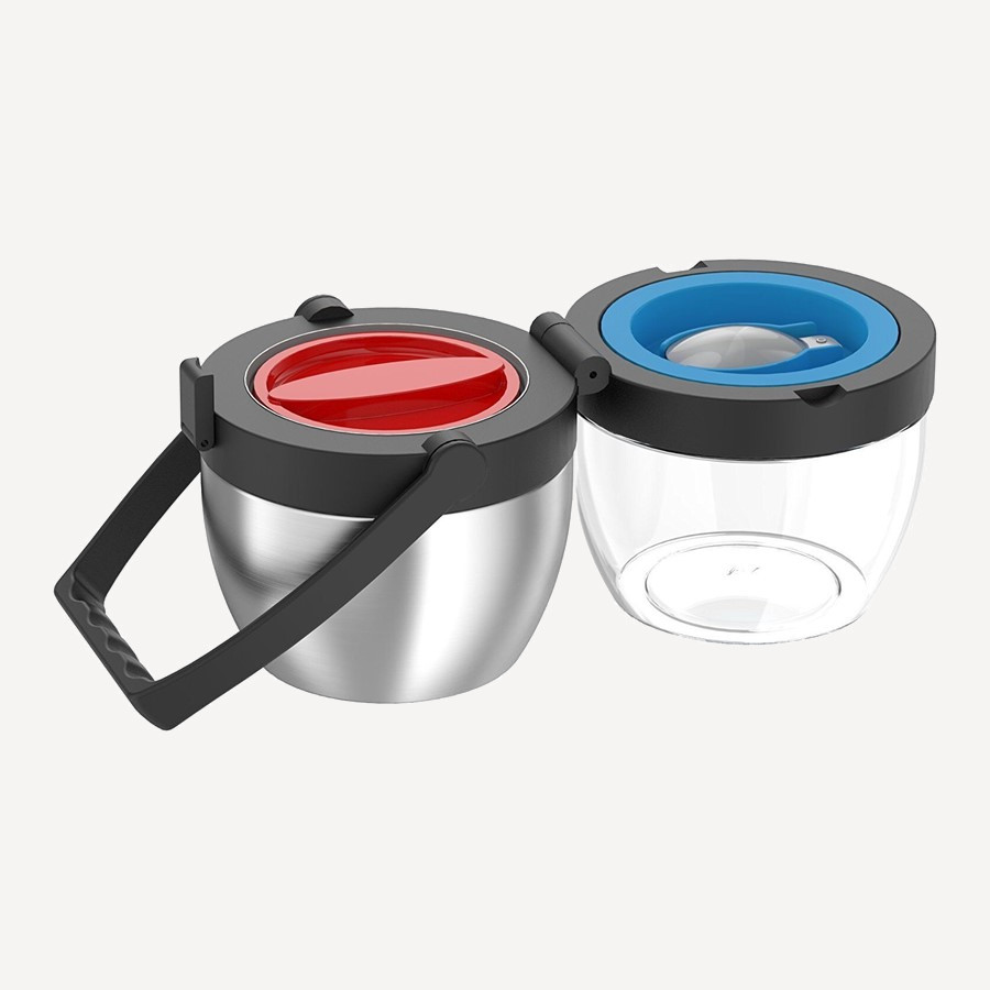 Термос для еды Thermos TS3430 SS 1L (Steel/Clear/Black +7h/-12h)