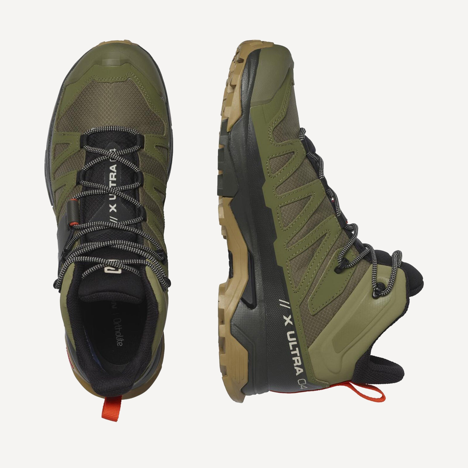 Ботинки X ULTRA 4 MID GTX (RU 44 UK 10.5 USm 11 СМ 28.5; deep lichen green/peat/kelp)