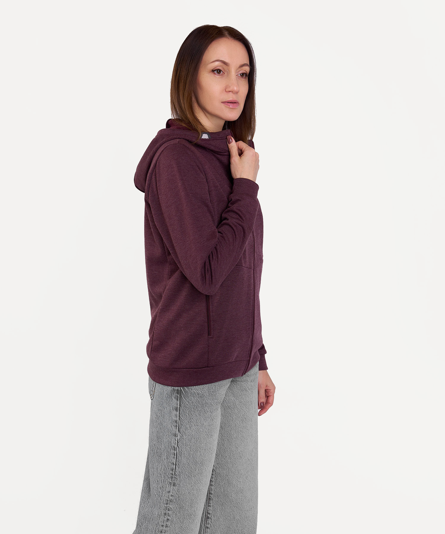 Куртка Худи RedFox Porto Wmn (Женский; S; Бургунди)