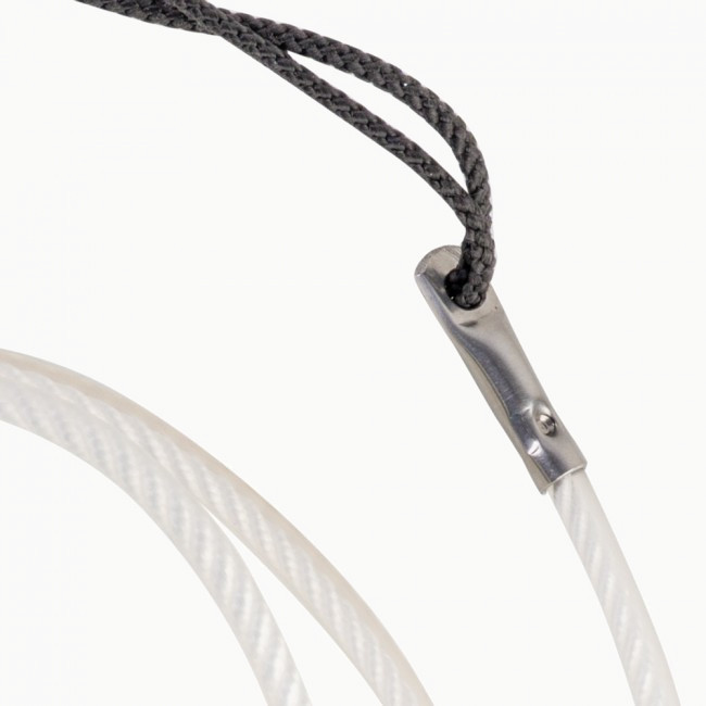 Кукан механический веревочный в оплетке (сталь)