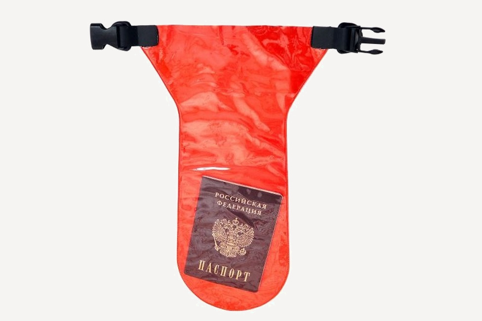 Гермочехол для смартфона BTrace ПВХ 27*12см (Красный)