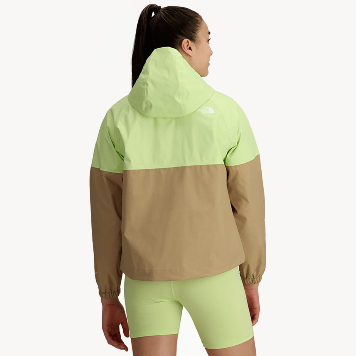 Куртка TNF W Antora Rain Hoodie (Женский; S; AstroLime KhakiStone)