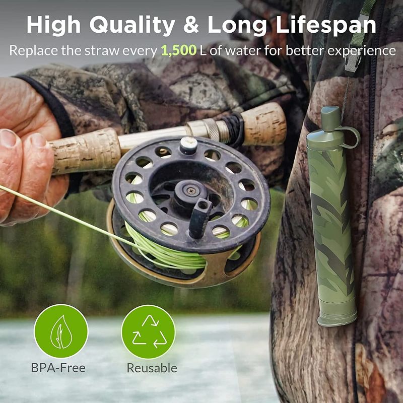 Фильтр воды Water Filter Straw (Camouflage, 17см Ø3см) Фильтр воды Water Filter Straw (Camouflage, 17см Ø3см)