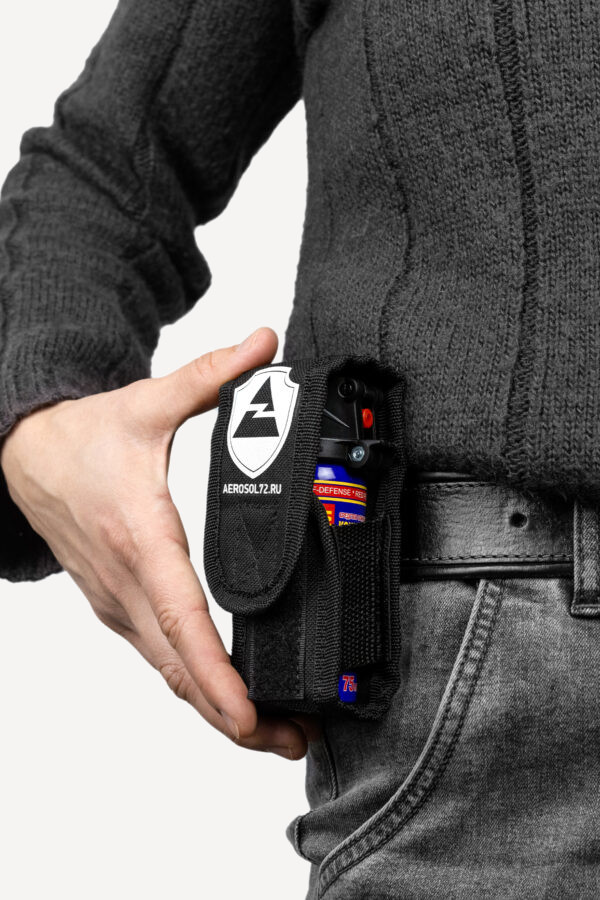 Чехол для баллонов AntiDog 65-75мл (Черный)