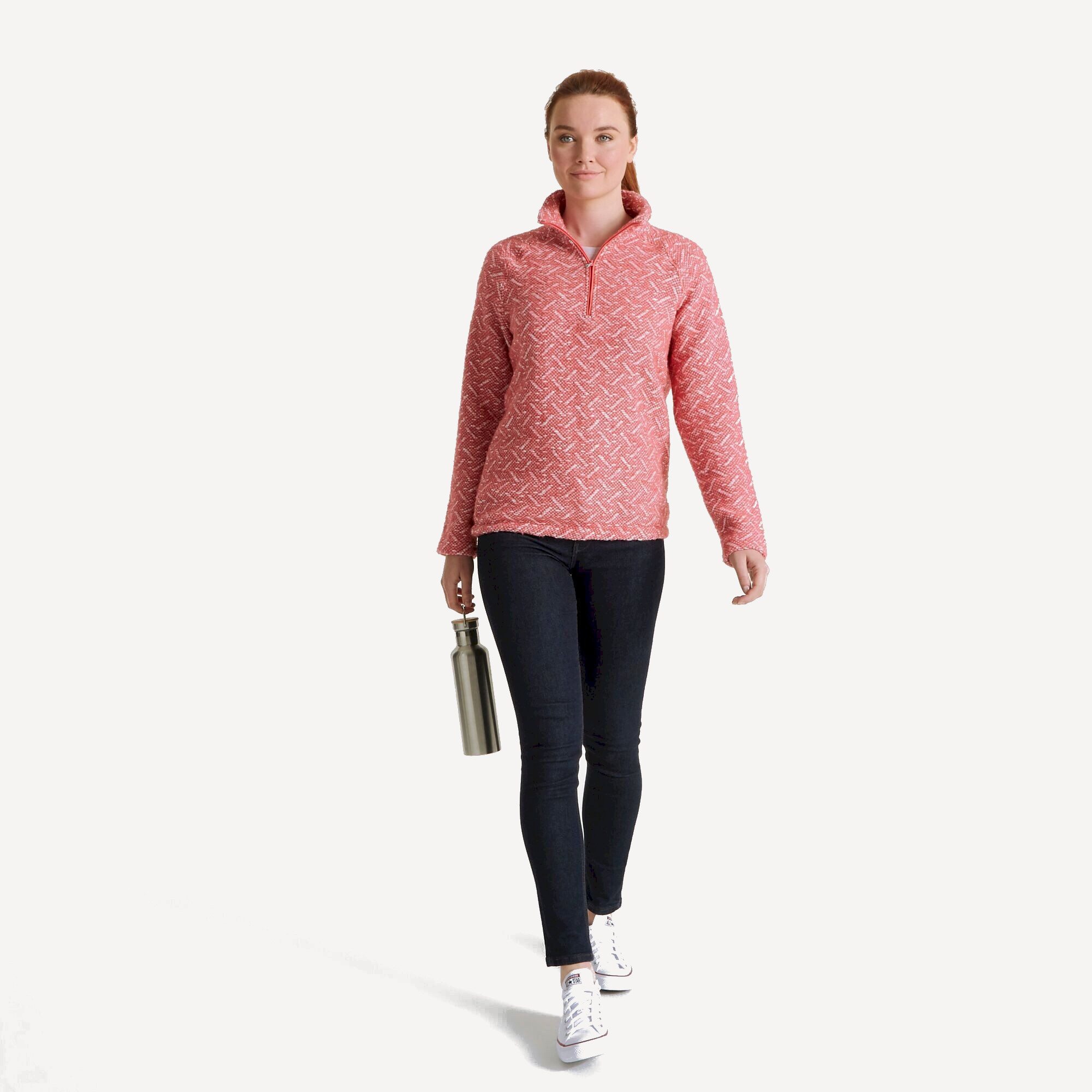 Толстовка Talladale 1/4 Zip (Женский; UK16, XL (50-52); dusty coral)