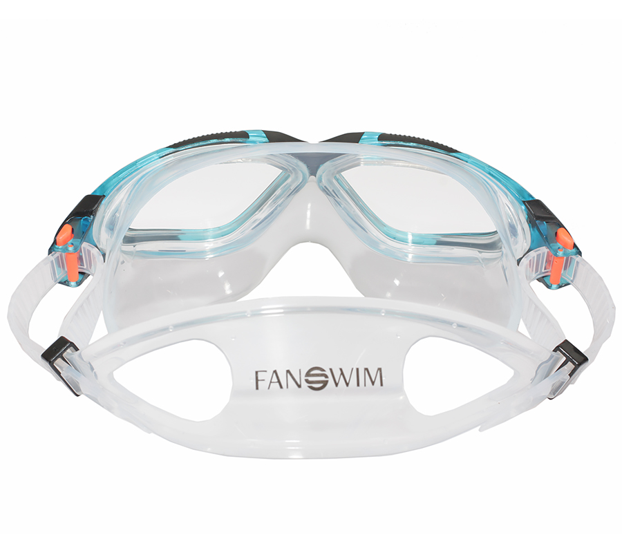 Очки для плавания FanSwim T19 (прозрачные; голубой / черный)