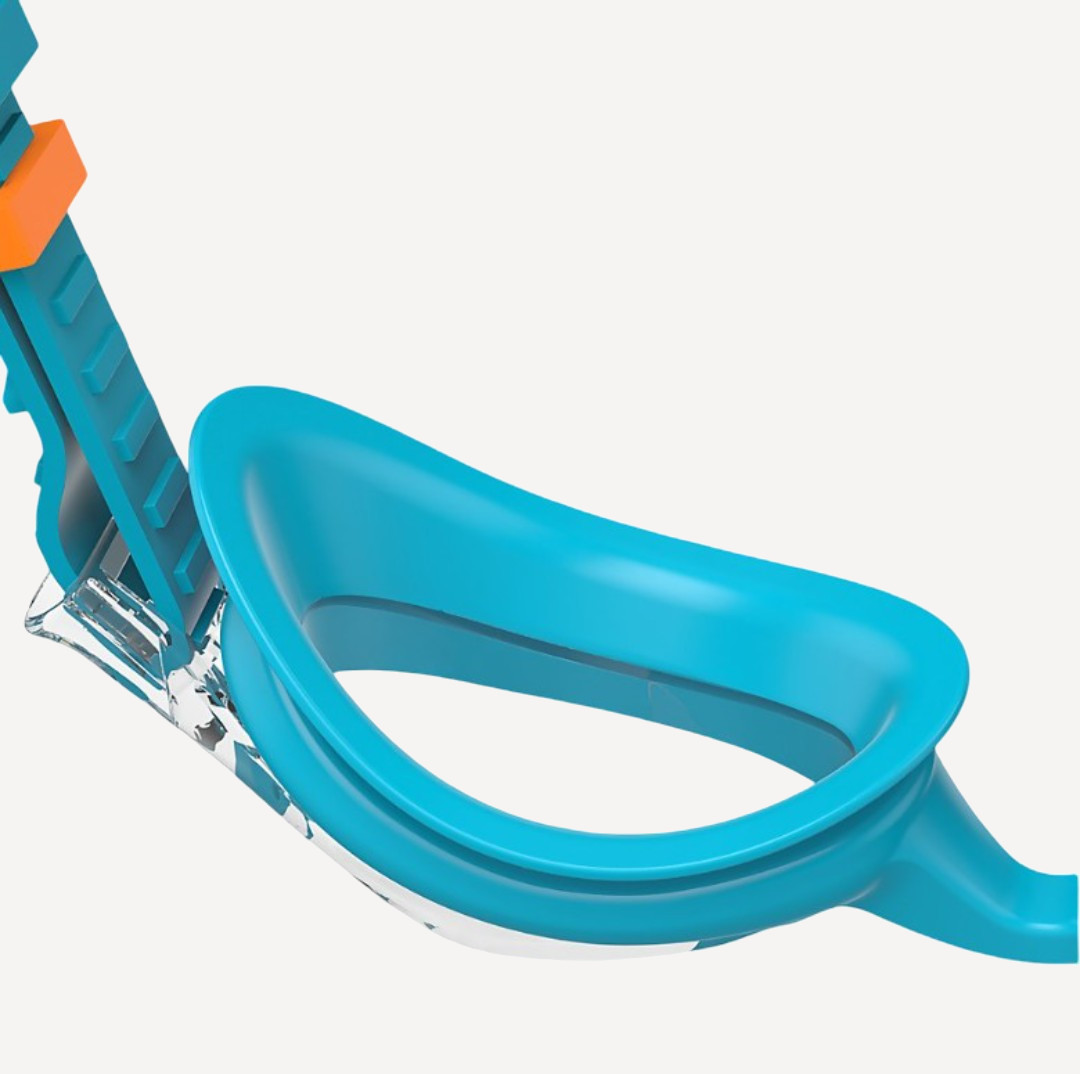 Очки для плавания Speedo Skoogle детские (прозрачные; голубой/зеленый)