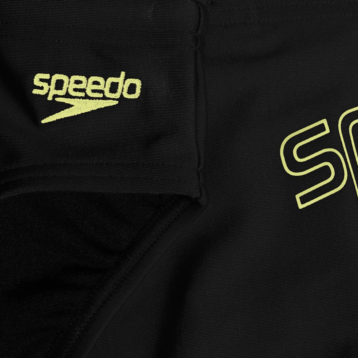 Плавки Speedo Logo 6.5cm Brief детские (Детский; 5-6 лет; Черный/Желтый)
