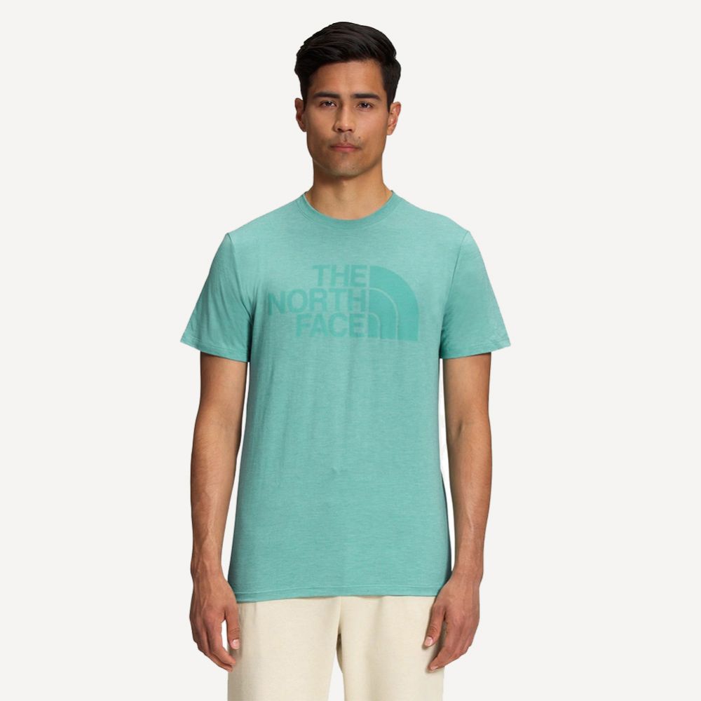 The North Face S S Half Dome Tri Blend Tee wasabi heather wasabi heather XL