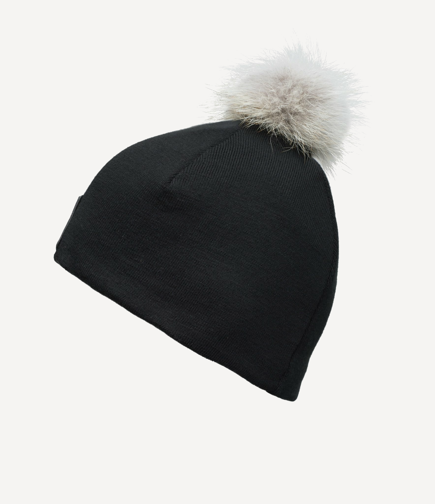 Шапка Wool Beanie w/Pom (Женский; ; Black)