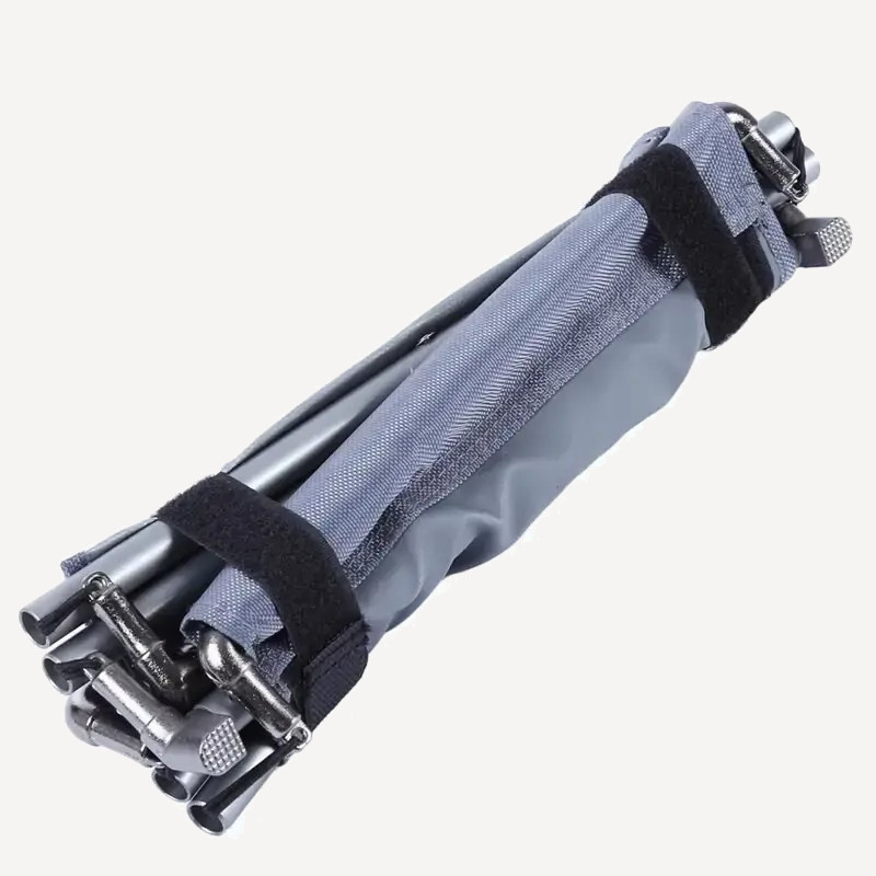 Стул складной BRS-D21 400г (Серый, max75кг, 30x23x24,5см)